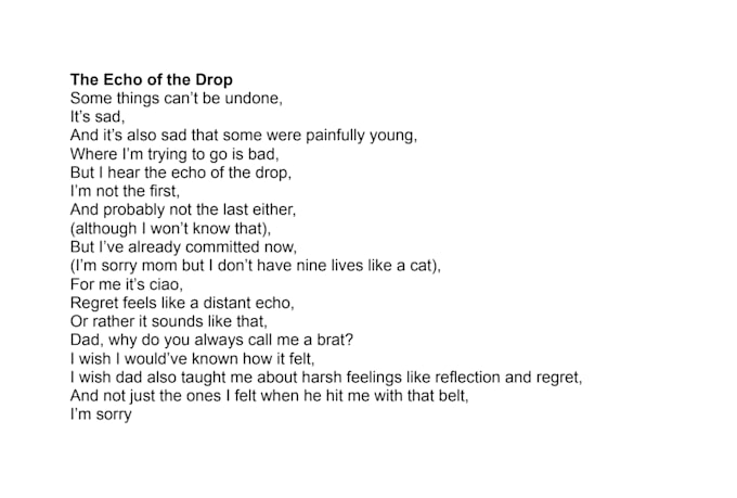 write a heartfelt custom poem for any occasion